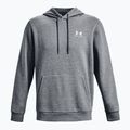 Férfi melegítőfelső Under Armour Essential Fleece Hoodie pitch gray medium heather/white 5