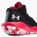 Under Armour Jet '21 002 fekete-piros férfi kosárlabda cipő 3024260-002 8