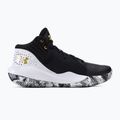 Under Armour Jet '21 fekete-fehér gyerek kosárlabda cipő 3024260-006 2