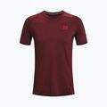 Férfi Under Armour HeatGear Armour Fitted edzőpóló bordó 1361683