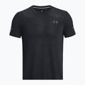 Férfi Under Armour Seamless Stride futópóló fekete/fényvisszaverő 5