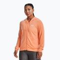 Under Armour női edzőpulóver Rival Terry FZ Hoodie narancssárga 1369853-868