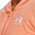 Under Armour női edzőpulóver Rival Terry FZ Hoodie narancssárga 1369853-868 3