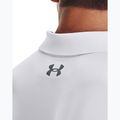 Férfi Under Armour Matchplay póló póló fehér/pálya szürke 4