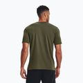 Férfi Under Armour Sportstyle bal mellkasi póló tengeri zöld/fekete 3