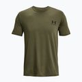 Férfi Under Armour Sportstyle bal mellkasi póló tengeri zöld/fekete 4