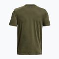 Férfi Under Armour Sportstyle bal mellkasi póló tengeri zöld/fekete 5