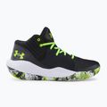 Under Armour GS Jet '21 gyermek kosárlabda cipő fekete-zöld 3024794 2