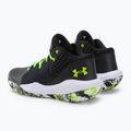 Under Armour GS Jet '21 gyermek kosárlabda cipő fekete-zöld 3024794 3