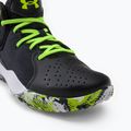Under Armour GS Jet '21 gyermek kosárlabda cipő fekete-zöld 3024794 8
