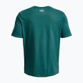Férfi Under Armour Boxed Sportstyle parti tengerparti teal/fehér póló 5