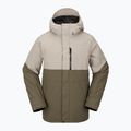Férfi Volcom L Ins Gore-Tex barna és bézs snowboard kabát G0452302 4
