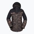 Női snowboard dzseki Volcom Shelter 3D Stretch fekete-barna H0452210 8