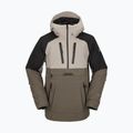 Férfi Volcom Brighton Pullover barna/fekete snowboard dzseki G0652315
