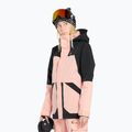 Női snowboard dzseki Volcom Shelter 3D Stretch korallszínű kabát