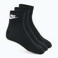 Zokni Nike Everyday Essential 3 pár black/white
