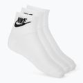 Zokni Nike Everyday Essential 3 pár white/black