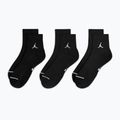 Zokni  Jordan Everyday Ankle 3 pairs black/white 7