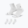 Zoknik Nike Jordan Everyday Ankle 3 pár white/black 8