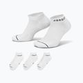 Zokni  Jordan Everyday No-Show 3 pairs white/black 8