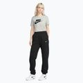 Női Nike Sportswear Club Essentials Logo sötétszürke szürke bőr/fekete póló 2