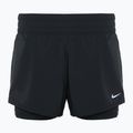 Női Nike One Dri-FIT 2IN1 futónadrág fekete / fényvisszaverő ezüst