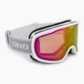 Gogle narciarskie női Giro Moxie white & grey chute/ amber pink/ yellow 2