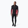 Férfi termoaktív pulóver Smartwool Merino Sport 1/4 Zip black/rythmic red 5