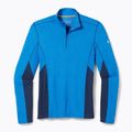 Férfi termoaktív pulóver Smartwool Merino Sport 1/4 Zip laguna blue/deep navy 4