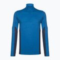 Férfi termoaktív pulóver Smartwool Merino Sport 1/4 Zip laguna blue/deep navy