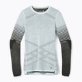 Női termoaktív pulóver Smartwool Intraknit Thermal Merino Base Layer Pattern Crew aqua