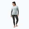 Női termoaktív pulóver Smartwool Intraknit Thermal Merino Base Layer Pattern Crew aqua 2