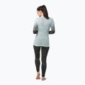 Női termoaktív pulóver Smartwool Intraknit Thermal Merino Base Layer Pattern Crew aqua 3