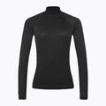 Női termoaktív pulóver Smartwool Thermal Merino Rib Turtleneck charcoal heather
