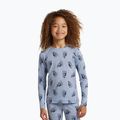 Gyermek Termoaktiv pulóver Icebreaker Merino 200 Oasis Crewe Bear Tour Zinc Blue/Aop 4