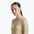 Női hosszú ujjú póló icebreaker Merino 200 Oasis Crewe Moss Bloom cumin/undyed/aop 6