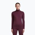 Női Termoaktiv pulóver Icebreaker 200 Oasis LS Half Zip dark berry
