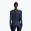 Női hosszú ujjú póló icebreaker Merino 200 Oasis Crewe Moss Bloom navy/dawn/aop 3