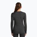 Női Termoaktiv pulóver Icebreaker Merino 260 Tech Vertex Crewe Black/Snow 3