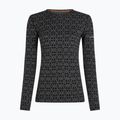 Női Termoaktiv pulóver Icebreaker Merino 260 Tech Vertex Crewe Black/Snow 5