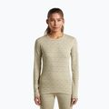 Női Termoaktiv pulóver Icebreaker Merino 260 Tech Vertex Crewe Undyed/Cumin