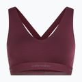 Termoaktív melltartó icebreaker Merino 125 Cool-Lite Sprite Racerback dark berry