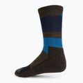 Smartwool Everyday Blocked Stripe Crew zöld-kék trekking zokni SW001940D11 2