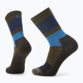 Smartwool Everyday Blocked Stripe Crew zöld-kék trekking zokni SW001940D11 4