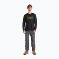 Férfi termoaktív pulóver icebreaker Merino 150 Tech Lite II Tee Alps 3D fekete 4