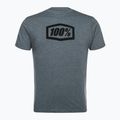Férfi kerékpáros mez 100% Icon Tee szürke 20000-00028