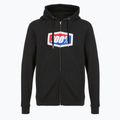 Férfi pulóver 100% Official Zip Hoodie Fleece black 3