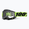 Gyerek kerékpáros szemüveg 100% Accuri 2 Junior neon yellow/clear