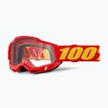 Gyerek kerékpáros szemüveg 100% Accuri 2 Junior red/clear