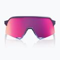 Napszemüveg 100% S3 satin storm metallic/purple mirror 4